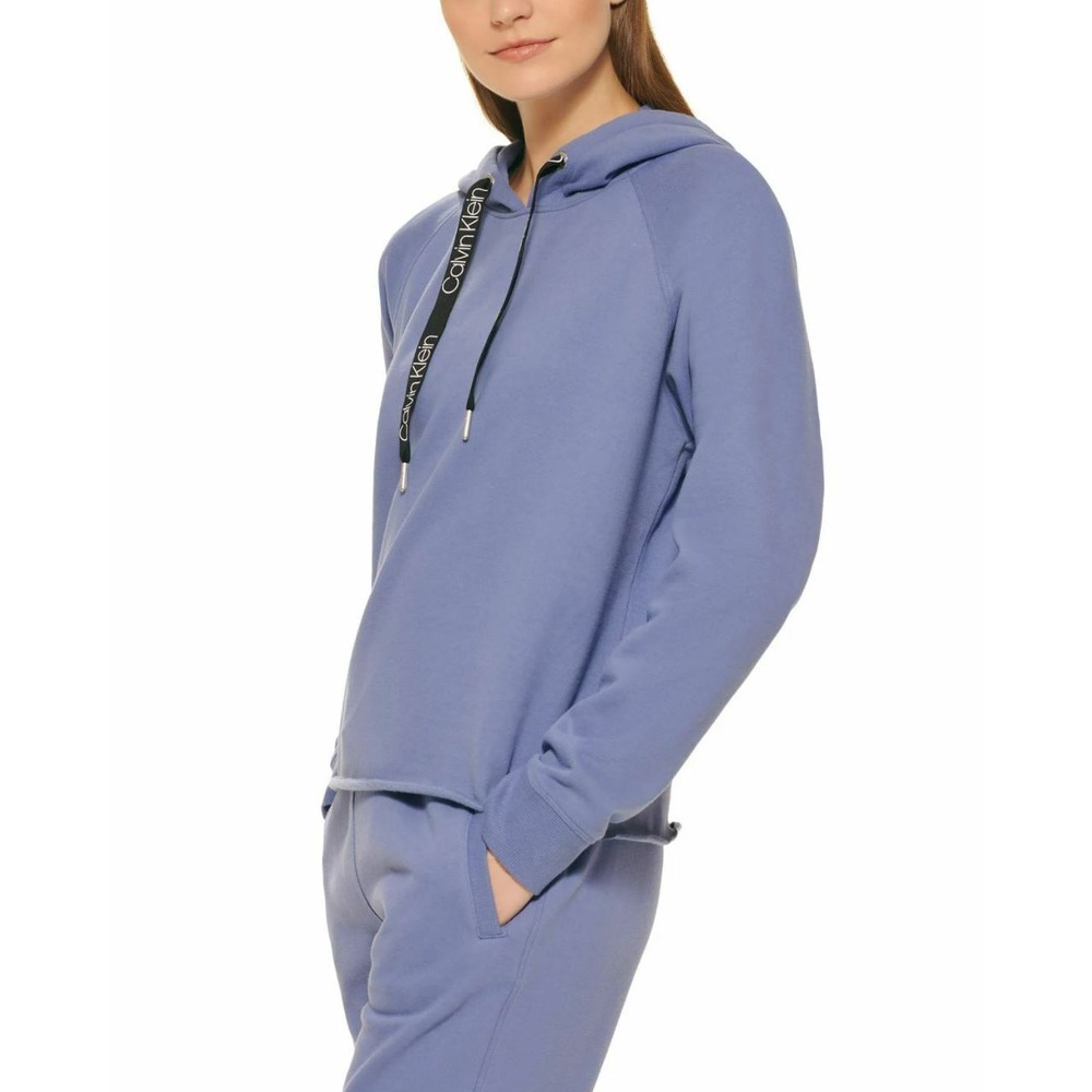 Calvin Klein Women Dusky Blue Pullover Hoodie Jacket CJMT8785 2XL